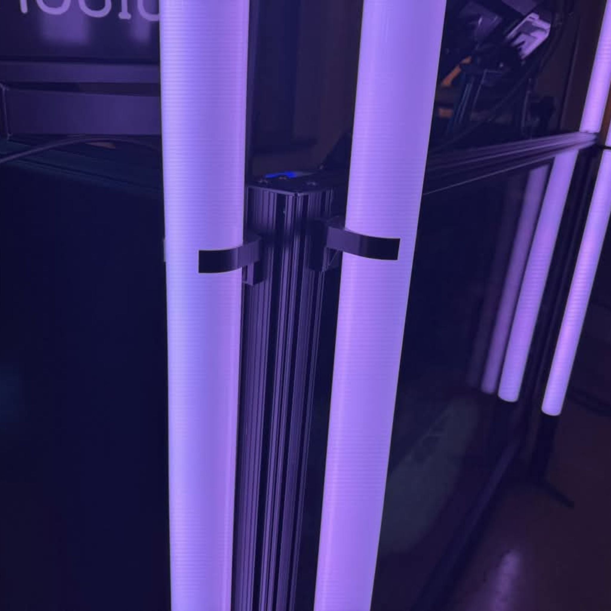 Rolling Booth Tube Mounts (Pair)