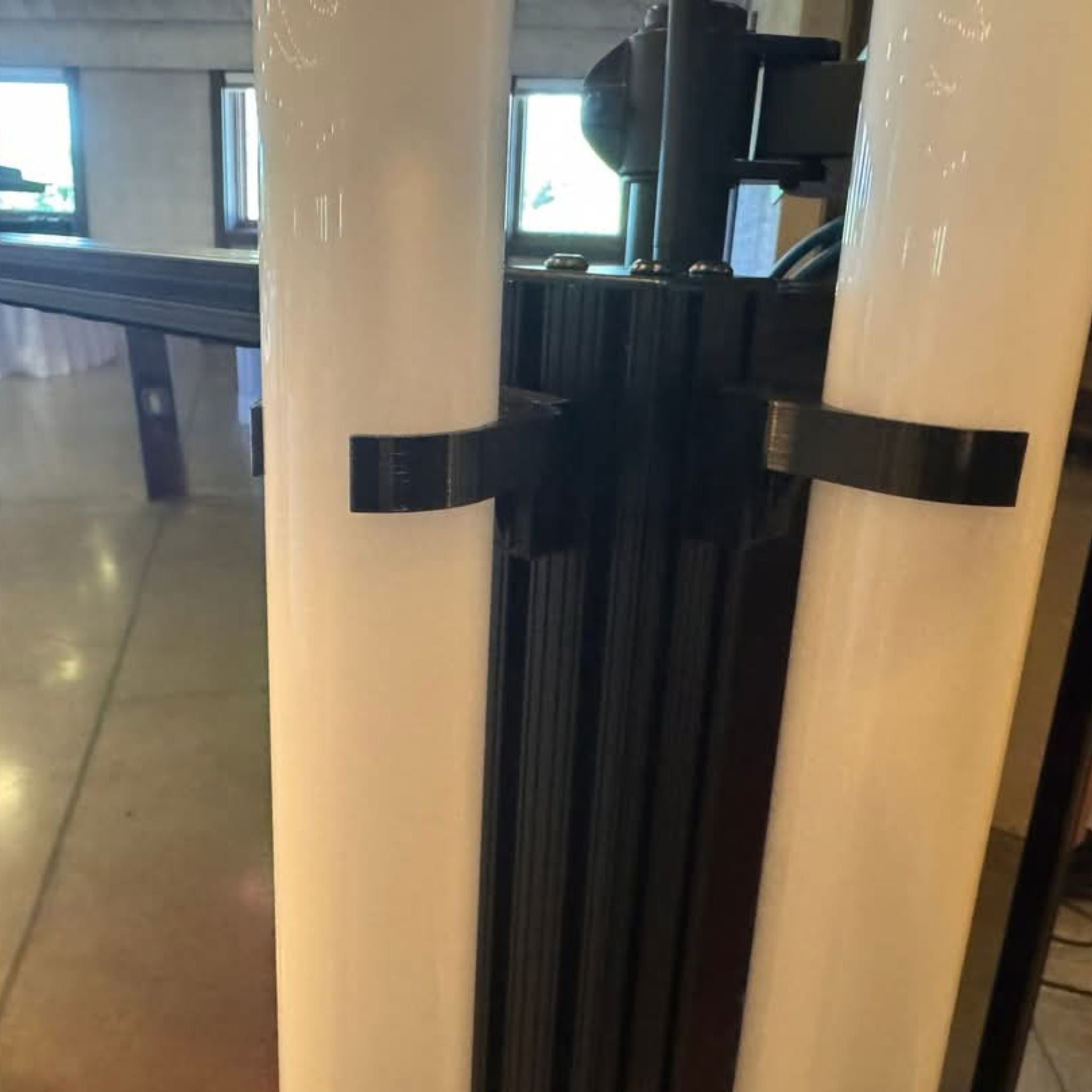 Rolling Booth Tube Mounts (Pair)